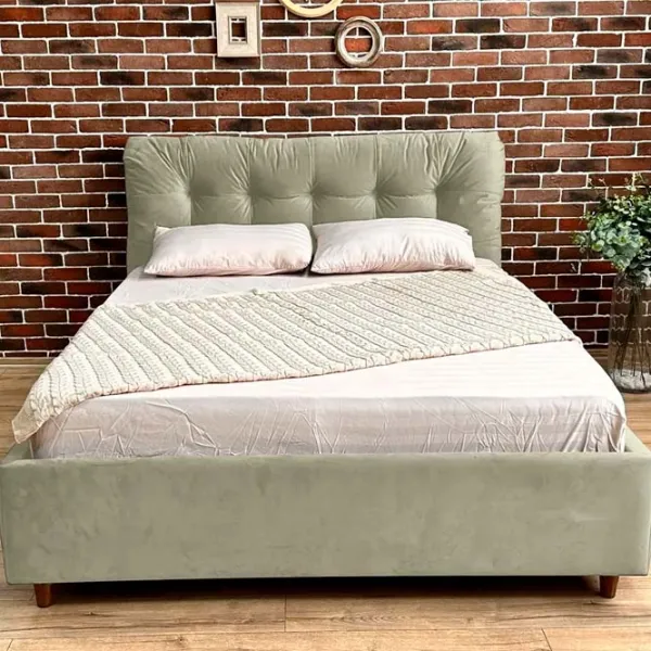 Кровать Crinela Premium Victoria Laguna 09 160 x 200 см / Фанера / Каменно-серый photo 3