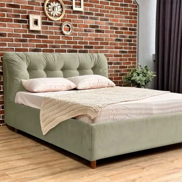 Кровать Crinela Premium Victoria Laguna 09 180 x 200 см / Фанера / Каменно-серый photo 2