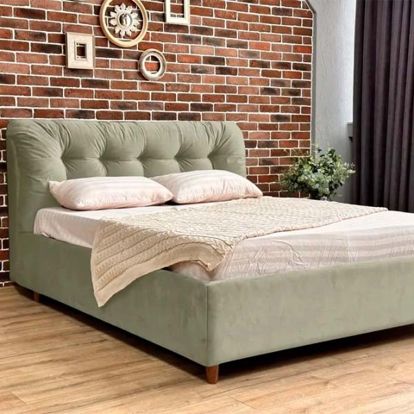 Кровать Crinela Premium Victoria Laguna 09 180 x 200 см / Фанера / Каменно-серый photo 2