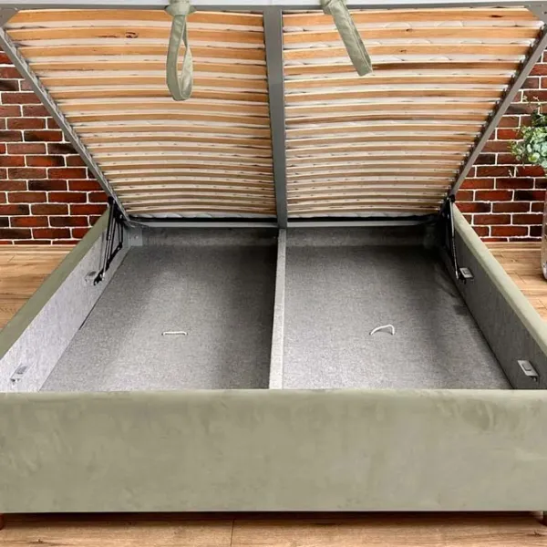 Кровать Crinela Premium Victoria Laguna 09 180 x 200 см / Фанера / Каменно-серый photo 5