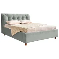 Кровать Crinela Premium Victoria Laguna 42 160 x 200 см / Фанера / Светло Серый