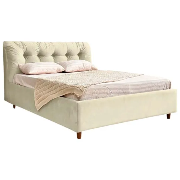 Кровать Crinela Premium Victoria Laguna 03 160 x 200 см / Фанера / Слоновая кость photo 1