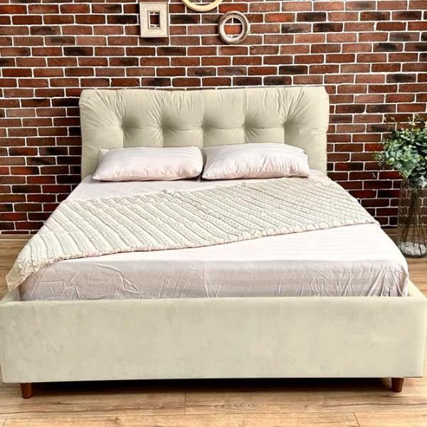 Кровать Crinela Premium Victoria Laguna 03 160 x 200 см / Фанера / Слоновая кость photo 3