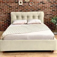 Кровать Crinela Premium Victoria Laguna 03 160 x 200 см / Фанера / Слоновая кость photo 3