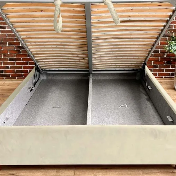 Кровать Crinela Premium Victoria Laguna 03 160 x 200 см / Фанера / Слоновая кость photo 4