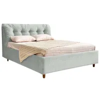 Кровать Crinela Premium Victoria Laguna 41 160 x 200 см / Фанера / Светло Серый