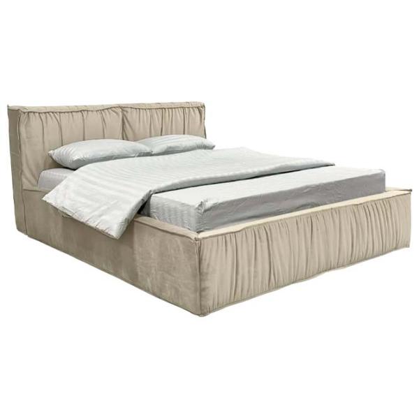 Кровать Crinela Lux Selina Laguna 08 160 x 200 см / Фанера / Серо-Бежевый photo 1