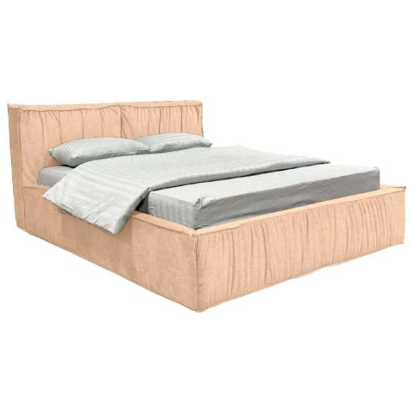 Кровать Crinela Lux Selina Mono 02 160 x 200 см / Фанера / Бежевый photo 1