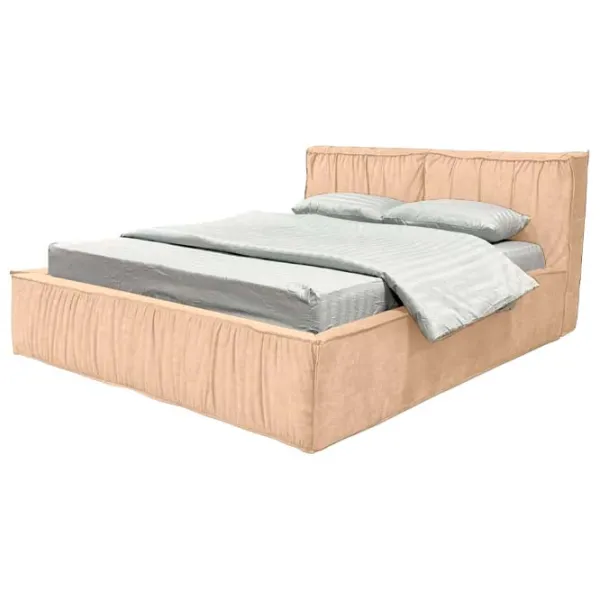 Кровать Crinela Lux Selina Mono 02 180 x 200 см / Фанера / Бежевый photo 3