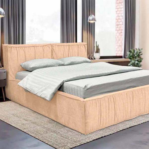 Кровать Crinela Lux Selina Mono 02 180 x 200 см / Фанера / Бежевый photo 5