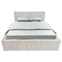 Pat Crinela Lux Selina Mono 03 160 x 200 cm / Placaj / Light Gray photo 3