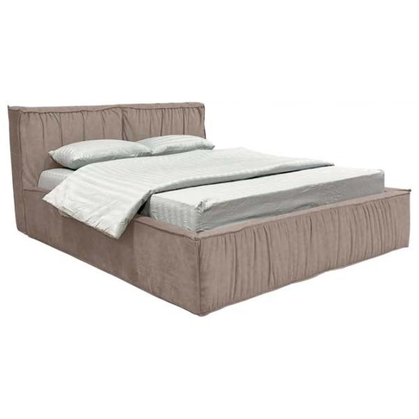 Кровать Crinela Lux Selina Mono 04 160 x 200 см / Фанера / Светло-коричневый photo 1