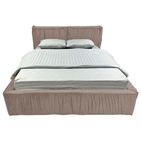 Кровать Crinela Lux Selina Mono 04 160 x 200 см / Фанера / Светло-коричневый photo 2