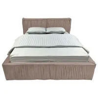 Кровать Crinela Lux Selina Mono 04 160 x 200 см / Фанера / Светло-коричневый photo 2