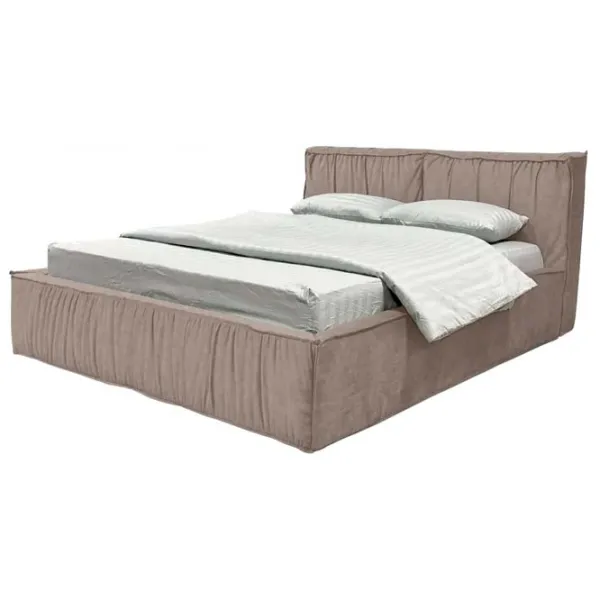 Кровать Crinela Lux Selina Mono 04 160 x 200 см / Фанера / Светло-коричневый photo 3