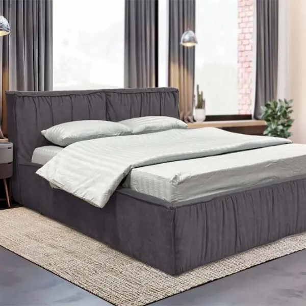 Pat Crinela Lux Selina Mono 07 160 x 200 cm / Placaj / Dark Gray photo 5