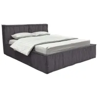 Pat Crinela Lux Selina Mono 07 180 x 200 cm / Placaj / Dark Gray