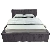 Pat Crinela Lux Selina Mono 07 180 x 200 cm / Placaj / Dark Gray photo 3