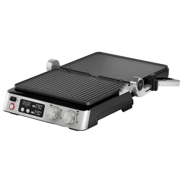 Grill electric Braun CG 7040 Contact, Barbecue / 2000 W / Inox Black photo 3