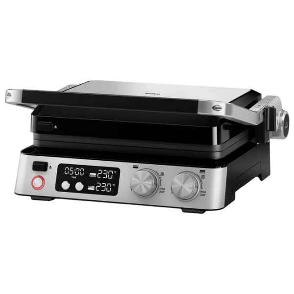 Grill electric Braun CG 7040 Contact, Barbecue / 2000 W / Inox Black photo 4