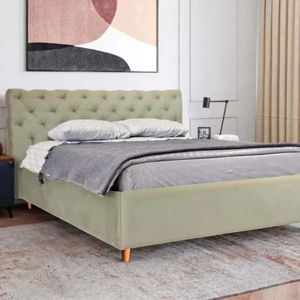 Pat Crinela Premium Denise Laguna 09 160 x 200 cm / Placaj / Piatră gri photo 4