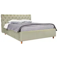 Pat Crinela Premium Denise Laguna 09 180 x 200 cm / Placaj / Piatră gri