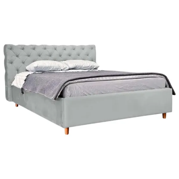 Кровать Crinela Premium Denise Laguna 42 160 x 200 см / Фанера / Серый photo 1