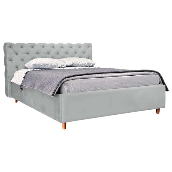 Кровать Crinela Premium Denise Laguna 42 160 x 200 см / Фанера / Серый photo 1