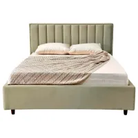 Кровать Crinela Lux Estela Laguna 09 160 x 200 см / Фанера / Каменно-серый photo 2