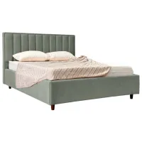 Кровать Crinela Lux Estela Laguna 43 160 x 200 см / Фанера / Тёмно-серый