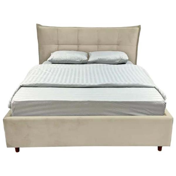 Кровать Crinela Premium Lesley Laguna 08 160 x 200 см / Фанера / Серо-Бежевый photo 2