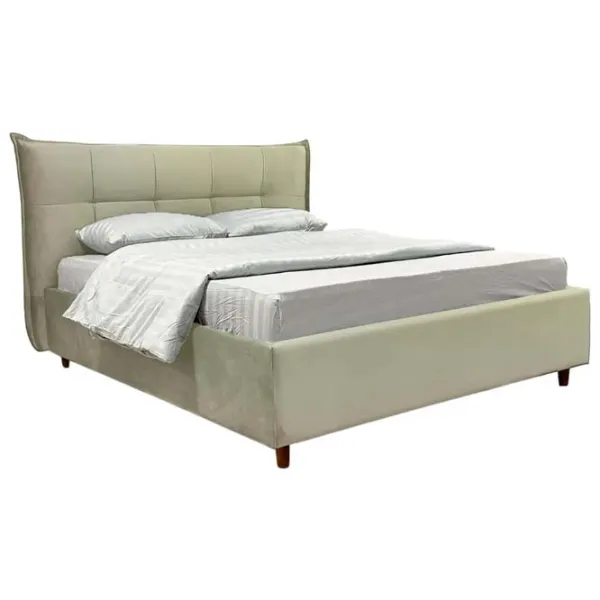 Кровать Crinela Premium Lesley Laguna 09 160 x 200 см / Фанера / Каменно-серый photo 1