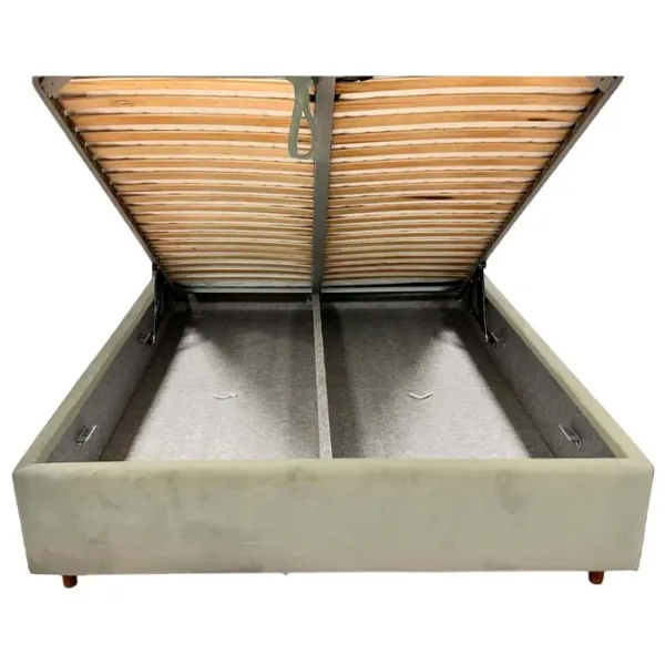 Кровать Crinela Premium Lesley Laguna 09 160 x 200 см / Фанера / Каменно-серый photo 2