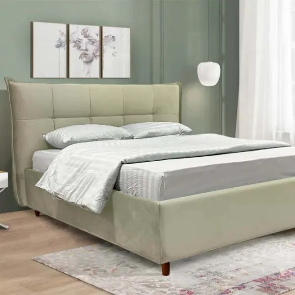 Кровать Crinela Premium Lesley Laguna 09 160 x 200 см / Фанера / Каменно-серый photo 4