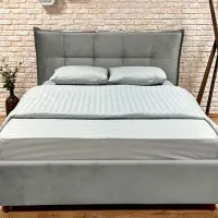 Кровать Crinela Premium Lesley Laguna 43 160 x 200 см / Фанера / Серый photo 3