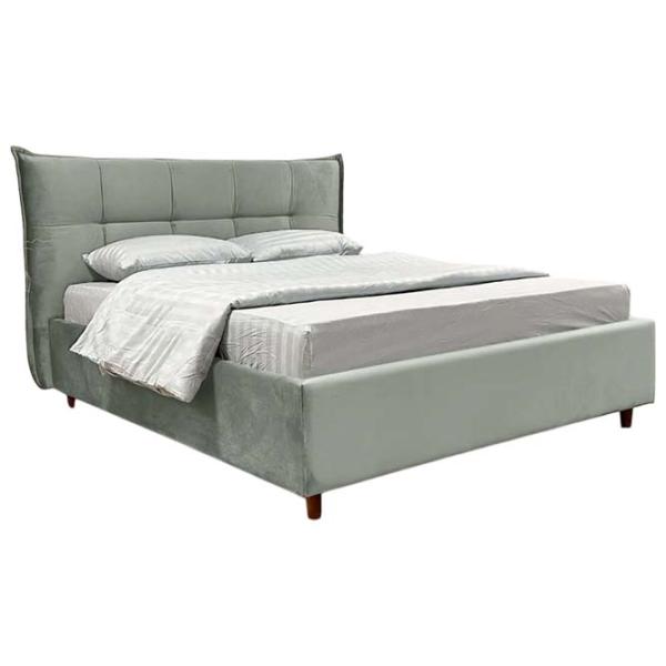 Кровать Crinela Premium Lesley Laguna 43 180 x 200 см / Фанера / Серый photo 1