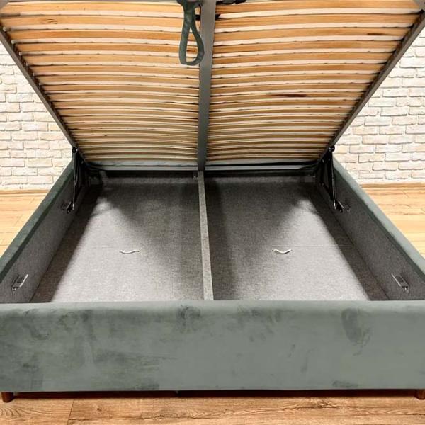 Кровать Crinela Premium Lesley Laguna 43 180 x 200 см / Фанера / Серый photo 4