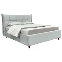 Кровать Crinela Premium Lesley Laguna 42 160 x 200 см / Фанера / Светло Серый