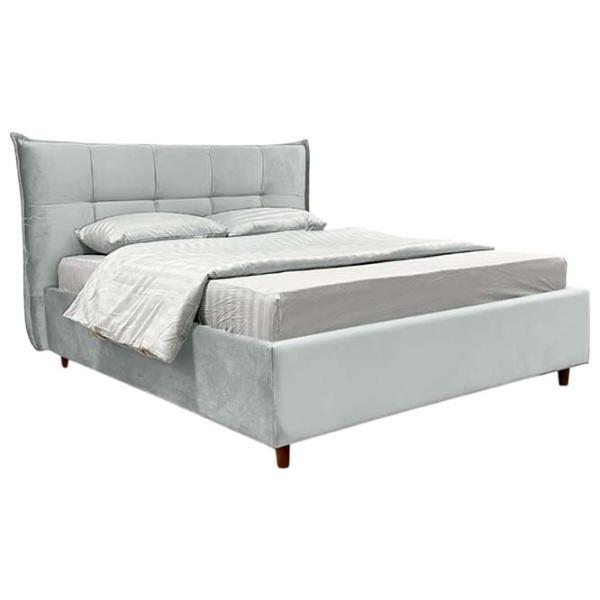 Кровать Crinela Premium Lesley Laguna 42 180 x 200 см / Фанера / Светло Серый photo 1