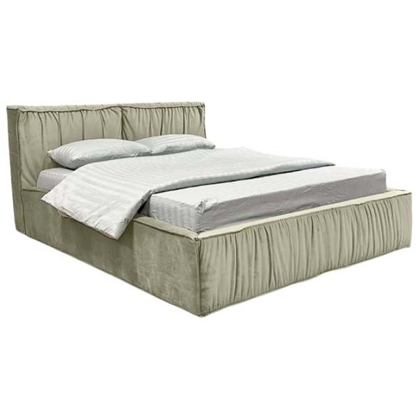 Кровать Crinela Premium Selina Laguna 09 160 x 200 см / Фанера / Каменно-серый photo 1