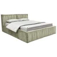 Кровать Crinela Premium Selina Laguna 09 160 x 200 см / Фанера / Каменно-серый