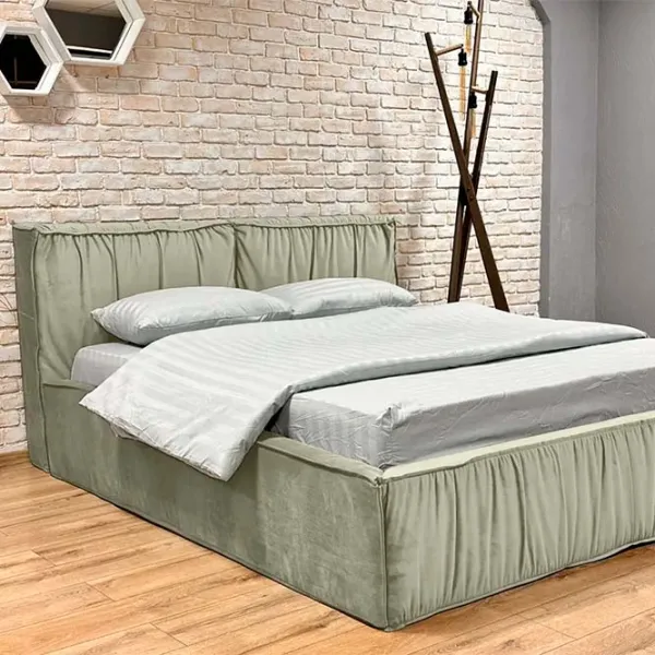 Кровать Crinela Premium Selina Laguna 09 180 x 200 см / Фанера / Каменно-серый photo 2