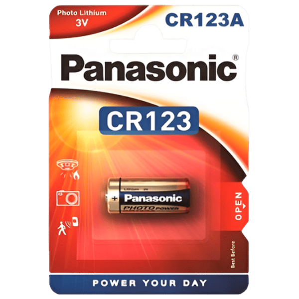 Батарейка Panasonic CR123A Lithium CR123A 3 В / 1 шт. photo 1