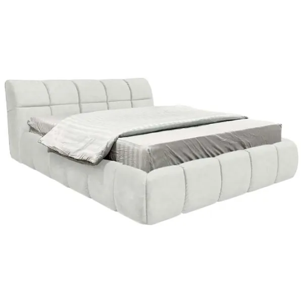 Кровать Crinela Premium Jenny Malibu 01 160 x 200 см / Фанера / Белый photo 1