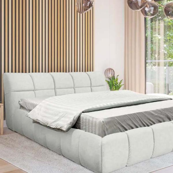 Кровать Crinela Premium Jenny Malibu 01 160 x 200 см / Фанера / Белый photo 4