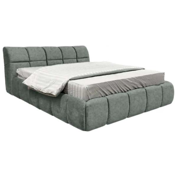 Кровать Crinela Premium Jenny Malibu 04 160 x 200 см / Фанера / Серый photo 1