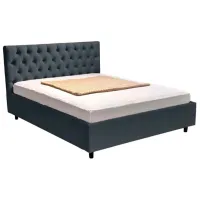 Кровать Crinela Confort Elena London 16 140 x 200 см / Фанера / Тёмно-серый