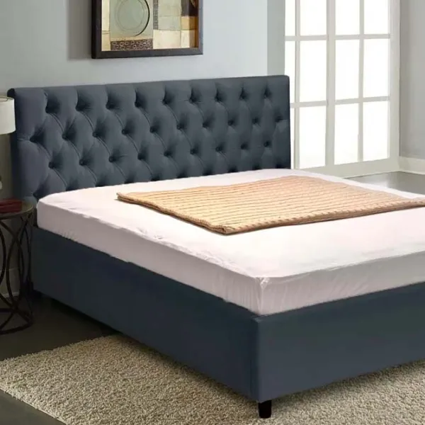 Кровать Crinela Confort Elena London 16 180 x 200 см / Фанера / Тёмно-серый photo 3