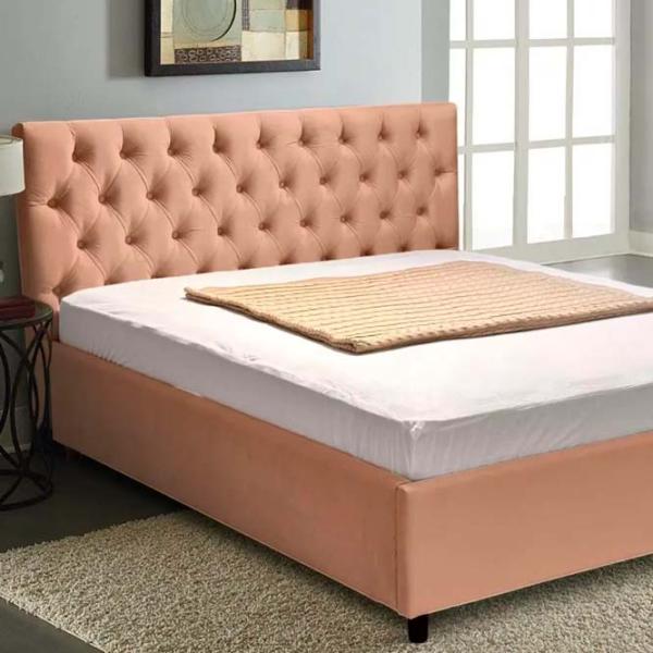 Кровать Crinela Confort Elena London 03 120 x 200 см / Фанера / Бежевый photo 3