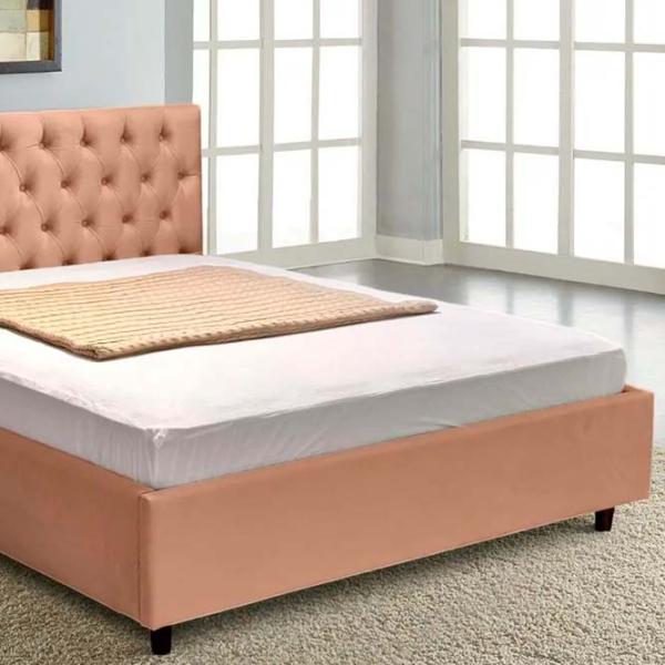 Кровать Crinela Confort Elena London 03 180 x 200 см / Фанера / Бежевый photo 4